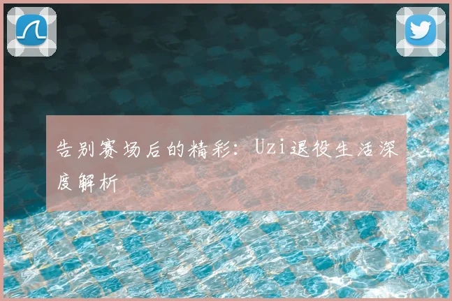 告别赛场后的精彩:Uzi退役生活深度解析